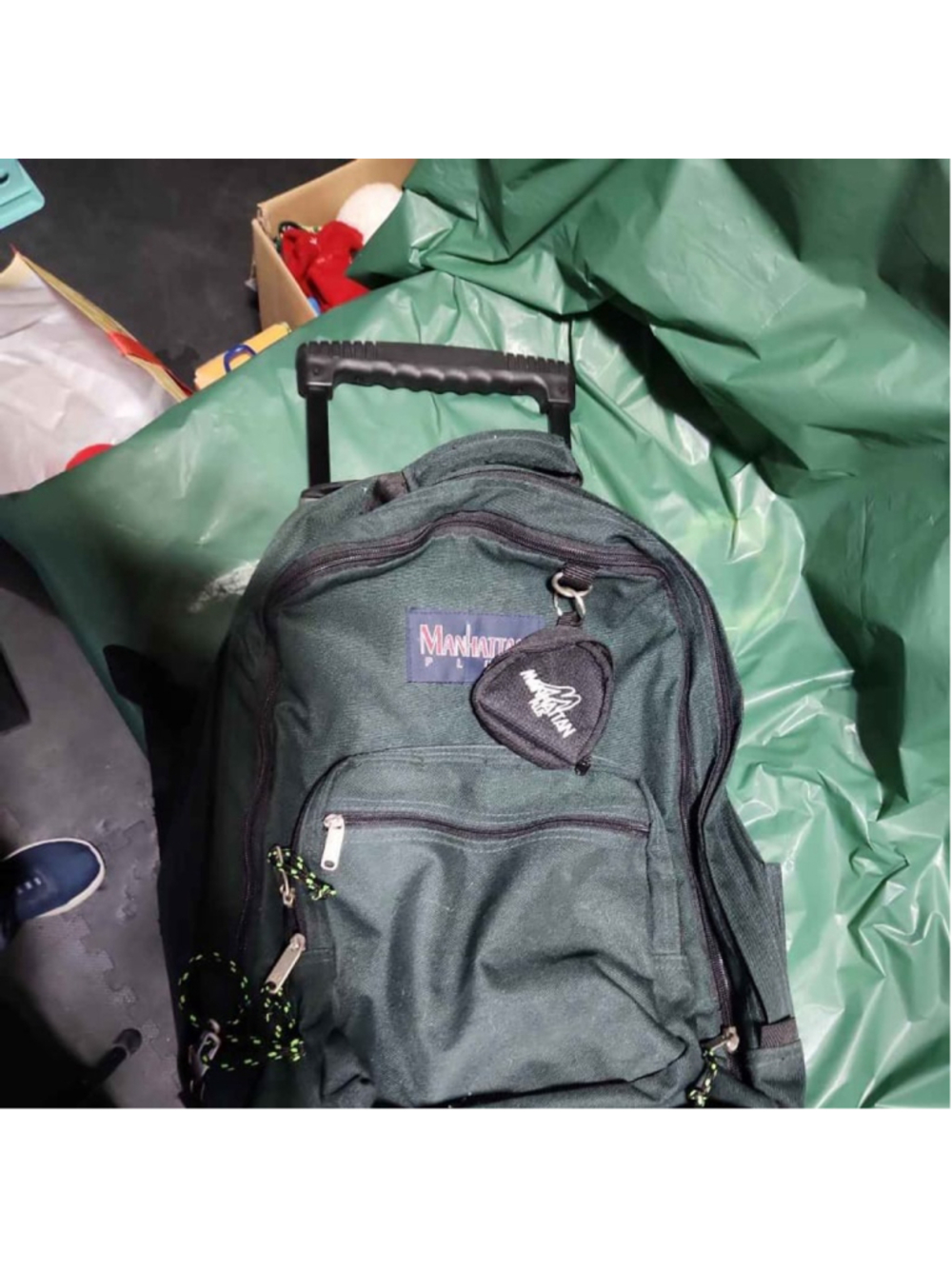 JanSport Driver 8 Wheeled Backpack Dark Green
